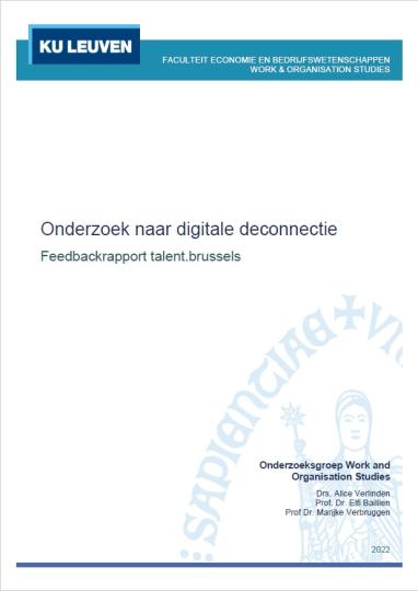 Onderzoek naar digitale deconnectie