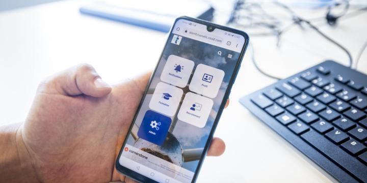  MyTalent sur smartphone